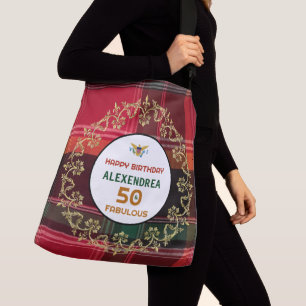 Verjaardag Fabulous US Virgin Islands Vlag Custom Crossbody Tas