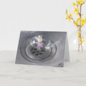 Verjaardag Fairy. Kaart (Gele Bloem)