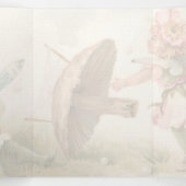 verjaardag, fee, ballon, Tri Fold Drieluik Aankondiging (Binnenkant midden)