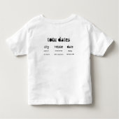 (Verjaardag) Feest als een rockstar! Kinder Shirts (Achterkant)