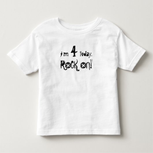 (Verjaardag) Feest als een rockstar! Kinder Shirts (Voorkant)