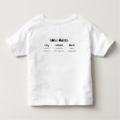 (Verjaardag) Feest als een rockstar! Kinder Shirts (Achterkant)