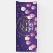 Verjaardag Feest Horizontale Banner (Verticaal)