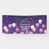 Verjaardag Feest Horizontale Banner (Horizontaal)