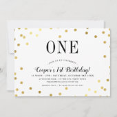 VERJAARDAG FEEST stijlvolle gouden confetti blauwe Kaart (Voorkant)