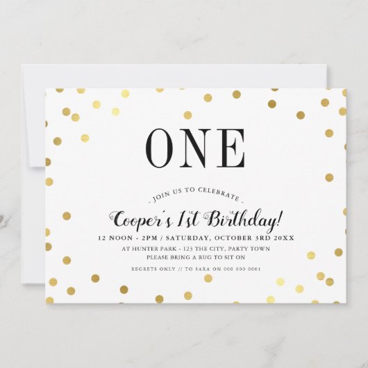 VERJAARDAG FEEST stijlvolle gouden confetti blauwe Kaart (Voorkant)