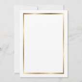 Verjaardag feest uitnodiging vrouw, grote Gatsby, (Achterkant)