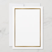 Verjaardag feest uitnodiging vrouw, grote Gatsby,  (Achterkant)