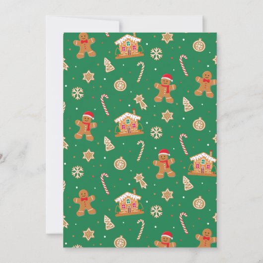 Verjaardag feestdag Cookie Decorting Party Kaart (Achterkant)