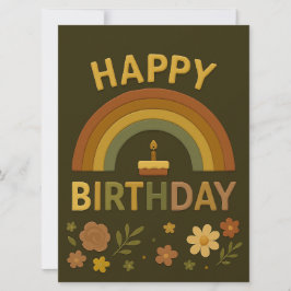 Verjaardag Felicitatiekaarten  Kaart