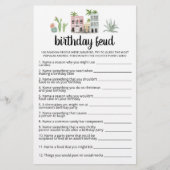 Verjaardag Feud spel met antwoorden (Voorkant)