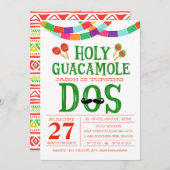 VERJAARDAG FIESTA - DOS draaien! Kaart (Voorkant / Achterkant)