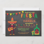 Verjaardag Fiesta Mexico Mexican Man Party Nodig u Kaart (Voorkant)
