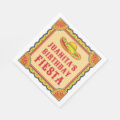 Verjaardag Fiesta servetten (Hoek)