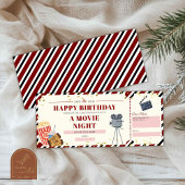 Verjaardag Film Night Gift Voucher Kaart