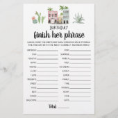 Verjaardag Finish Haar zinsnede Verjaardagsfeestsp (Voorkant)