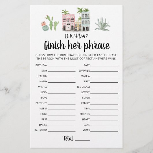 Verjaardag Finish Haar zinsnede Verjaardagsfeestsp (Voorkant)