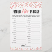 Verjaardag Finish Haar zinsnede Verjaardagsfeestsp (Voorkant)