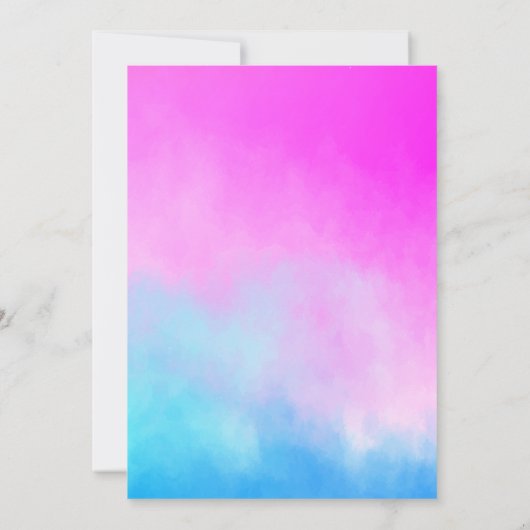 Verjaardag Flamingo's Eerste Verjaardag Kaart (Achterkant)