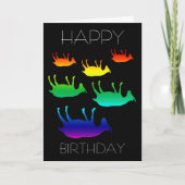 Verjaardag flauwvallende geiten kaart (Voorkant)