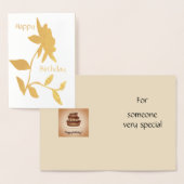 Verjaardag folie Kaart (Display)