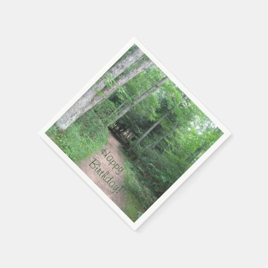 Verjaardag Forest Trail Servetten (Hoek)