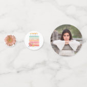 verjaardag Foto Confetti (Voorkanten)