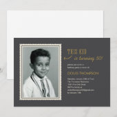 Verjaardag foto uitnodigingen voor volwassenen (Voorkant / Achterkant)