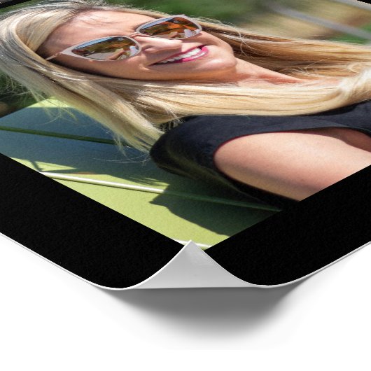 Verjaardag Fotocollage waardoor AGE er goed uitzie Poster (Hoek)