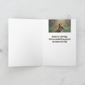 Verjaardag Fox Animal Natuur Wildlife Art Kaart (Binnen)