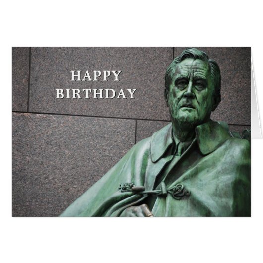 Verjaardag Franklin Roosevelt-herdenking (Voorkant Horizontaal)