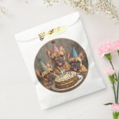 Verjaardag Franse Bulldogs Party Petten Bedankzakje (Gezegeld)