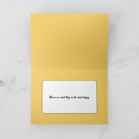 Verjaardag friet kaart (Binnen)