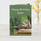 Verjaardag Fun No Candles No Birthday Over the Hil Kaart (Gele Bloem)