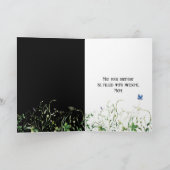 Verjaardag Fun Quote en Wildflowers Kaart (Binnen)