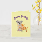 Verjaardag G Kaart : Broederlijk, Zusterlijk Liefd (Gele Bloem)