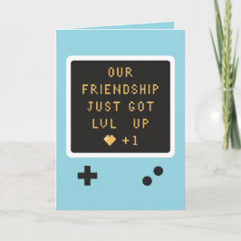 Verjaardag Gameboy Vriendschap Niveau Omhoog Nog E Kaart