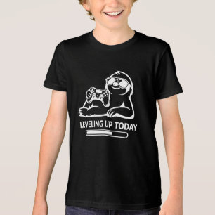 Verjaardag Gamen Luiaard Levelt Op Vandaag Tri-Blend Shirt