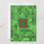 Verjaardag Gamer Level Up Uitnodiging (Achterkant)