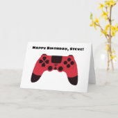 Verjaardag Gaming Nerd Gamer Kaart (Gele Bloem)