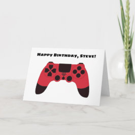 Verjaardag Gaming Nerd Gamer Kaart