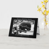 Verjaardag - Gast - Vriend - Biker Kaart (Gele Bloem)