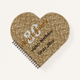 Verjaardag gastenboek notitieboek