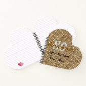 Verjaardag gastenboek notitieboek (Binnen)