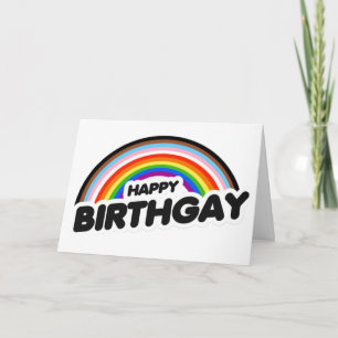 Verjaardag Gay Vooruitgang Pride Kaart