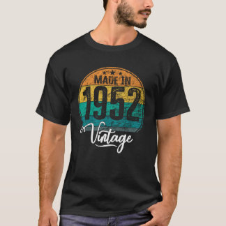 Verjaardag geboortejaar 1952 Verjaardag 4 T-shirt
