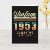 Verjaardag geboren 1953 kaart (Gele Bloem)