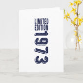 Verjaardag geboren in 1973 Limited Edition Kaart (Gele Bloem)