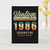 Verjaardag geboren in 1986 kaart (Gele Bloem)