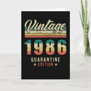 Verjaardag geboren in 1986 kaart